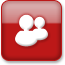 Red Style 15 Buddies Icon 65x65 png