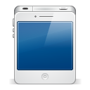 iPhone 4 White Icon 128x128 png