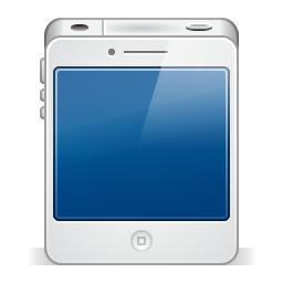 iPhone 4 White Icon 256x256 png