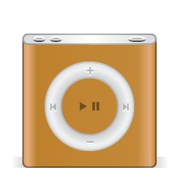 iPod Nano Orange Icon 256x256 png