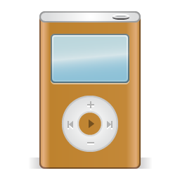 iPod Orange Icon 256x256 png