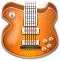 Guitar Orange Icon 60x61 png