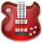 Guitar Red Icon