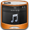 iPod Orange Icon 60x61 png