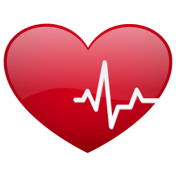 Heart Beat No Shadow Icon 256x256 png