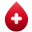 Blood Drop No Shadow Icon 32x32 png