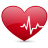 Heart Beat Icon 48x48 png
