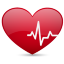 Heart Beat Icon 64x64 png