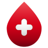 Blood Drop No Shadow Icon 96x96 png