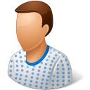 Patient Male Icon 128x128 png