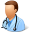 Doctor Male Icon 32x32 png