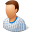 Patient Male Icon 32x32 png