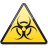 Biological Hazard Symbol Triangle Icon 48x48 png