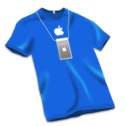T-Shirt Bleu Icon 256x256 png