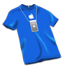 T-Shirt Bleu Icon 96x96 png