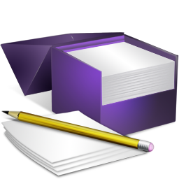 Box Notes V2 Icon - Bagg and Boxs Icons - SoftIcons.com