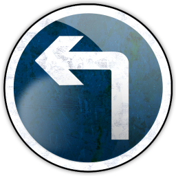 Turn Left Icon 256x256 png