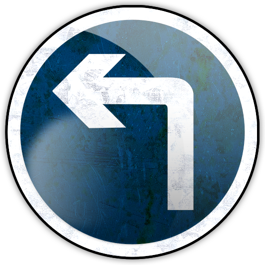 Turn Left Icon 512x512 png