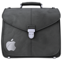 Briefcase Folder Grey Icon 128x128 png