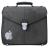 Briefcase Folder Grey Icon 48x48 png