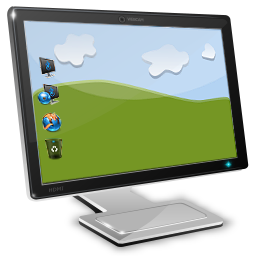 Computer Monitor 2 Icon 256x256 png