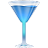 Wineglass Blue Icon