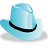 Hat 1 Blue Icon