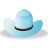 Hat 2 Blue Icon