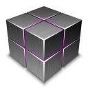 Dark Cube On Icon