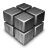 Dark Cube Off Icon