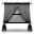 Grey Curtains Icon 32x32 png