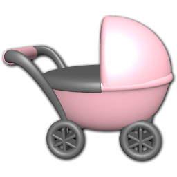 Baby Carriage Icon 256x256 png