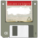 Floppy Greengrey Icon 128x128 png