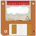 Floppy Orange Icon