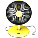 Yellow Fan Icon