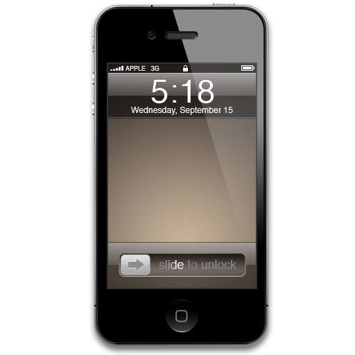 iPhone 4 Brown Icon 512x512 png