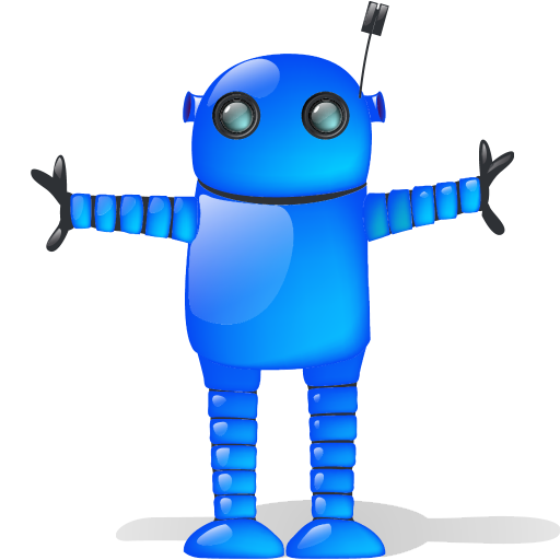 blue robot