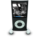 iPod Phones Black Icon