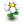White Daisy Icon 24x24 png