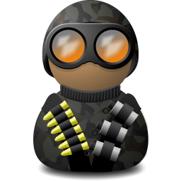 Camouflage Black Icon 256x256 png