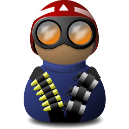 Red Helmet Blue Icon 256x256 png