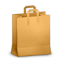Paper Bag Orange Icon