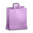 Paper Bag Purple Icon