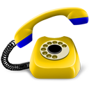Yellow Phone Icon