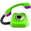 Green Phone Icon 64x64 png