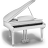Piano Grey Icon