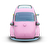 Pink Car Icon