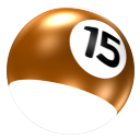 Pool Ball 15 Icon