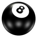 Pool Ball 8 Icon