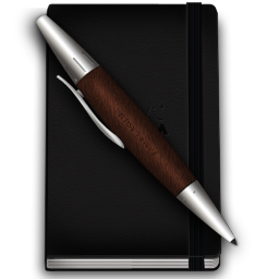 Rhodia Notebook Pen Icon 256x256 png